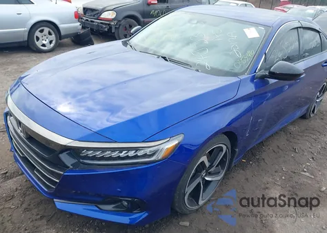 2022 Honda Accord Sport из США, поврежденный, VIN 1HGCV1F32NA031369